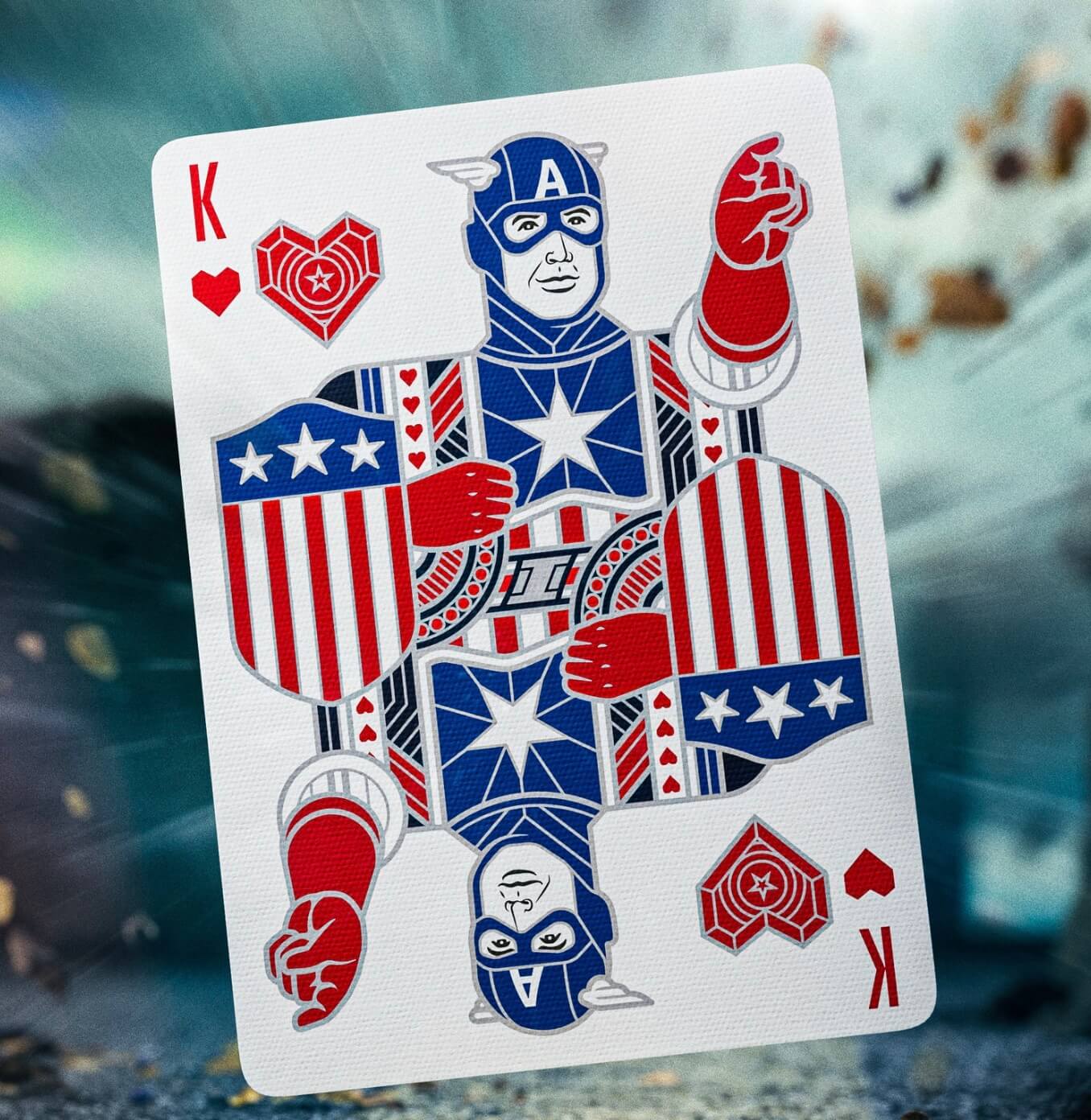 Captain America Playing Cards