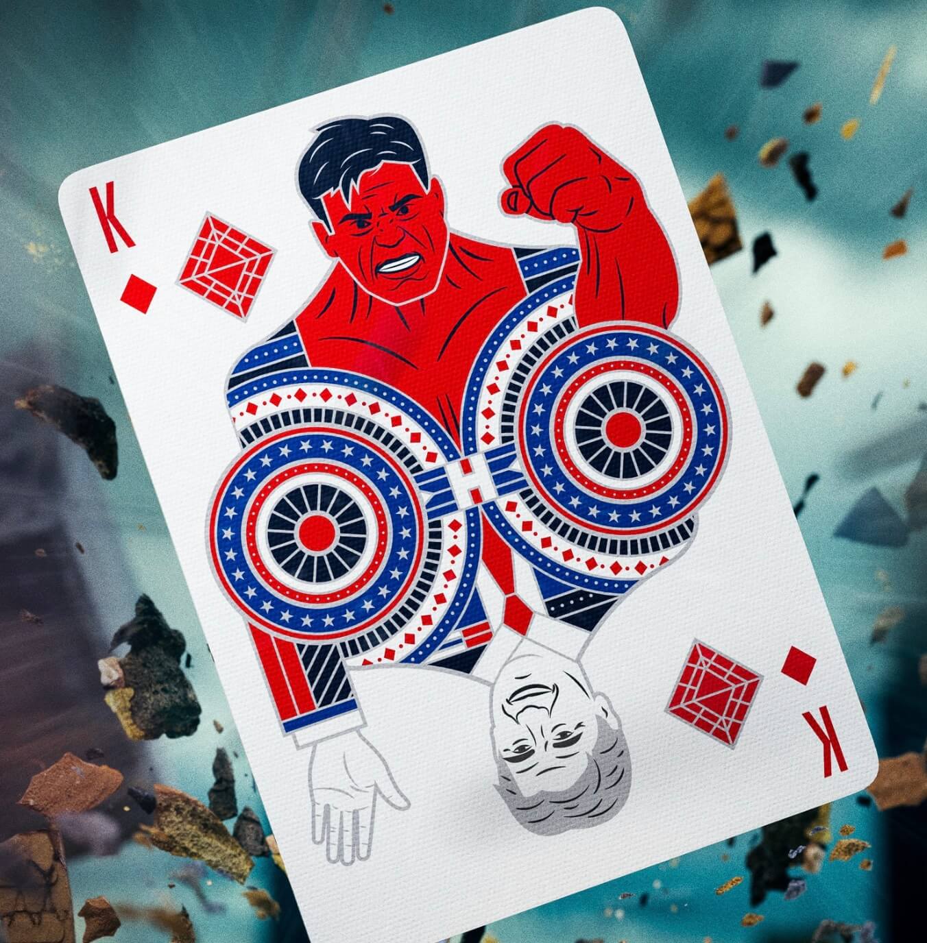 Captain America Playing Cards