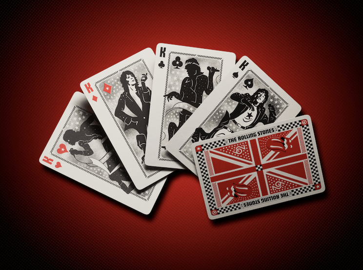 Rolling Stones Playing Cards