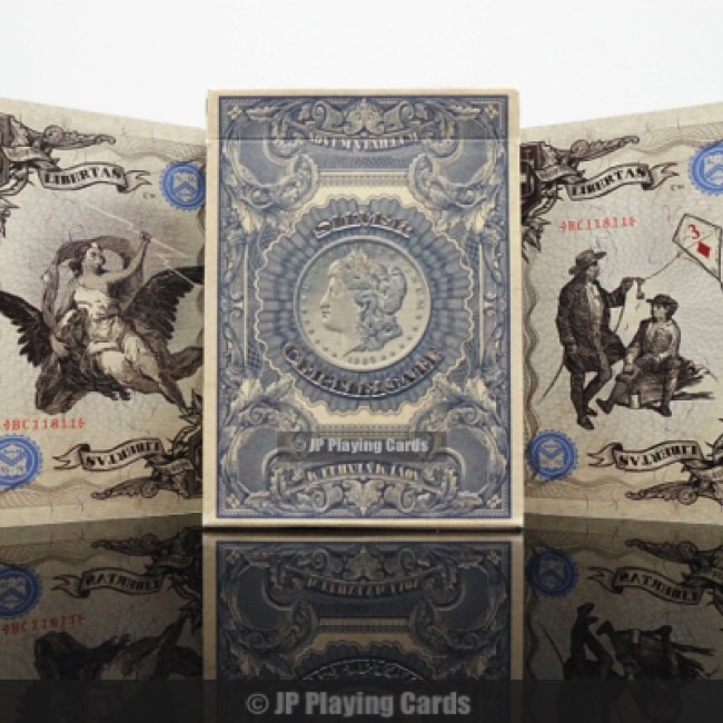 Federal 52 Silver Certificate Playing Cards | JP GAMES LTD