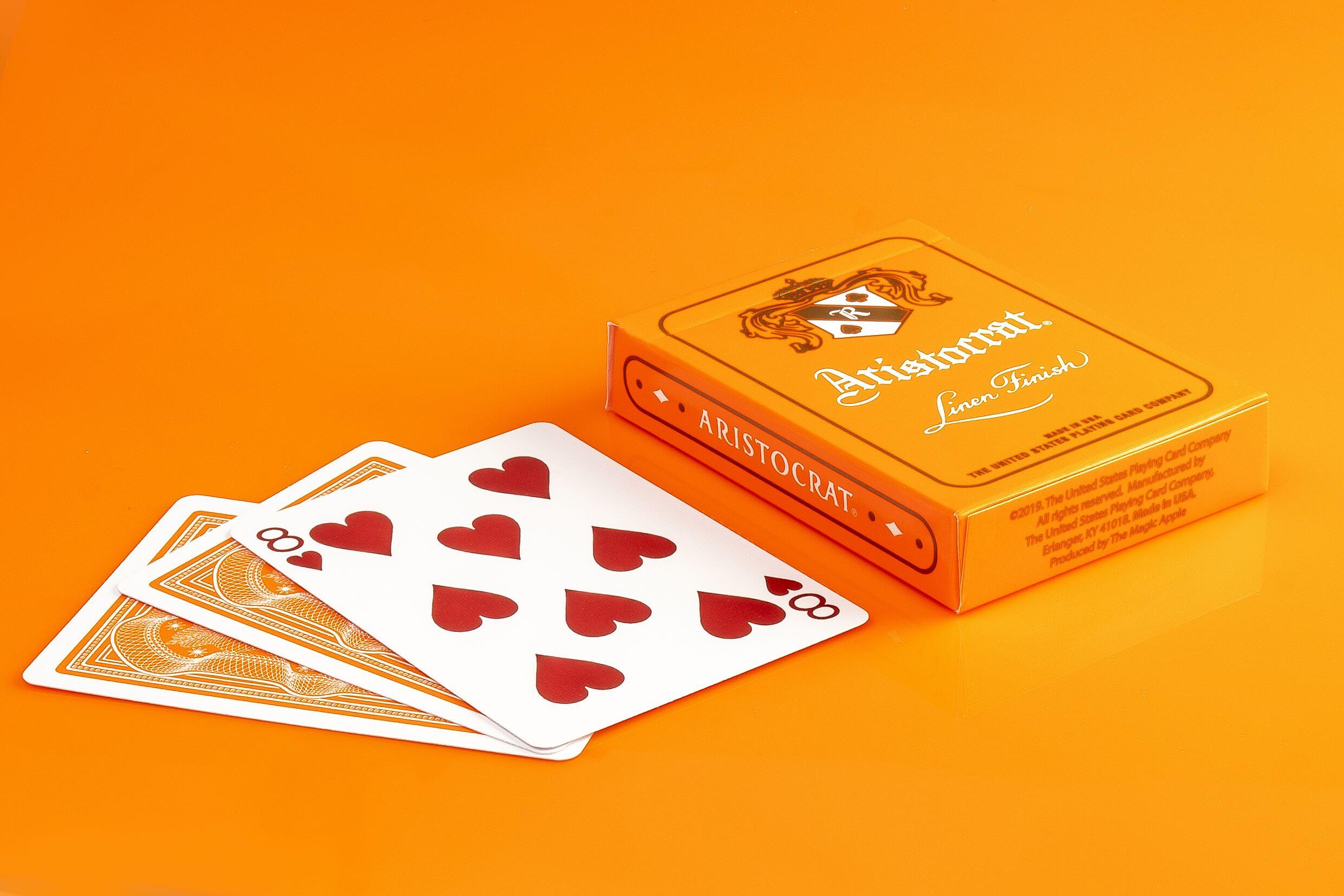 Aristocrat Playing Cards Orange Art Of Play JP GAMES LTD