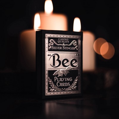 Bee Silver Stinger Playing Cards