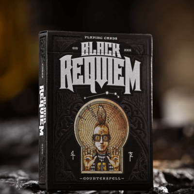 Black Requiem Playing Cards