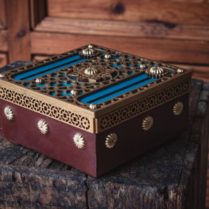 Blue Dragon Puzzle Box