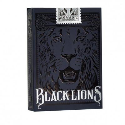 Black Lions Playing Cards 