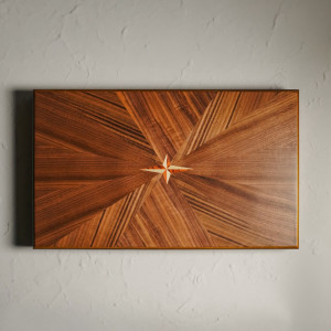 Walnut Briar Backgammon Set