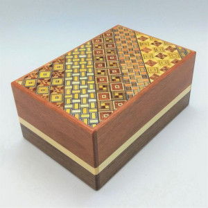 Yosegi Hidden Drawer Puzzle Box 