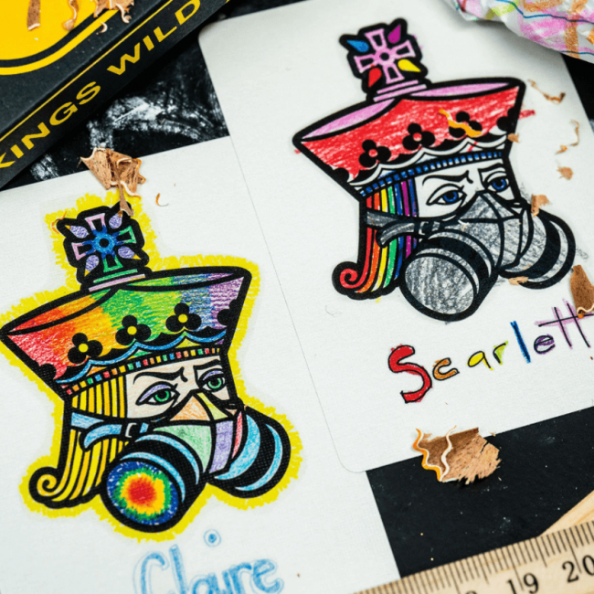 Back To School Cards JACKSON ROBINSON KINGS WILD PROJECT