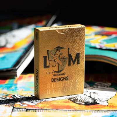 Lance Mountain Skating Skeletons Playing Cards