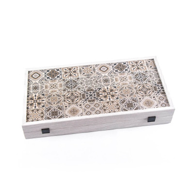 Moroccan Mosaic Backgammon Set