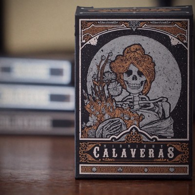 Midnight Calaveras Playing Cards 