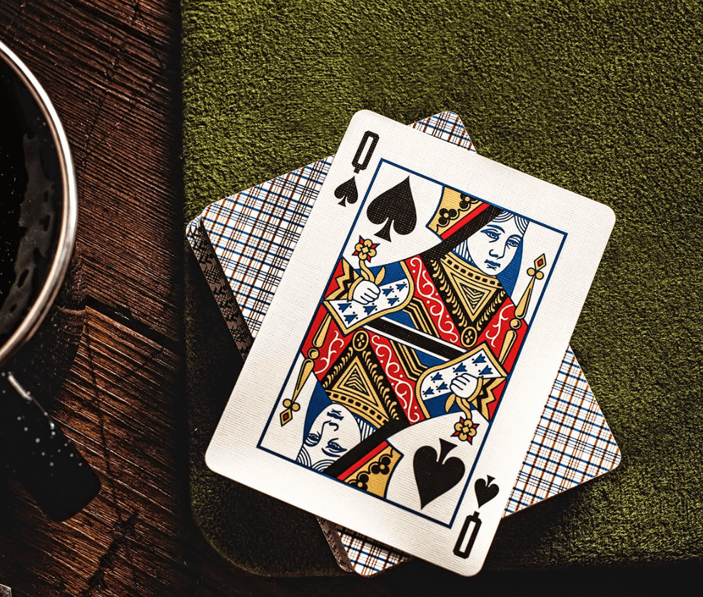 Vintage Plaid Playing Cards | DAN & DAVE POKER CARDS