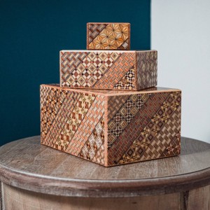 Yosegi Puzzle Boxes