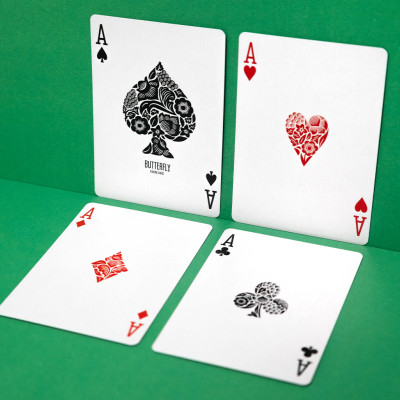 Butterfly Workers Playing Cards