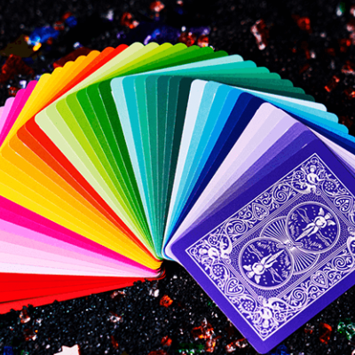 bicycle tcc rainbow playing cards