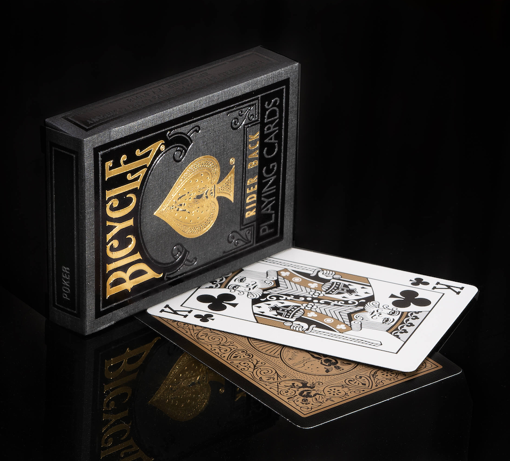 Bicycle Black Gold Premium Deck 2024 favors